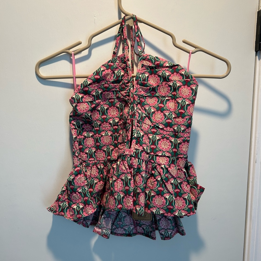 Peplum halter